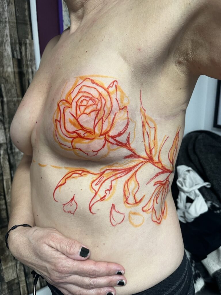realisations solidaire lise tattoo au manoir tattoue savenay piercing tatouage loire atlantique 44